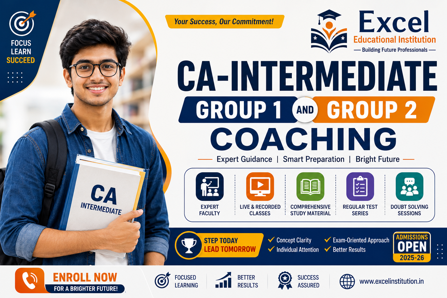 Best CA Intermediate Group 1 and Group 2 Coaching